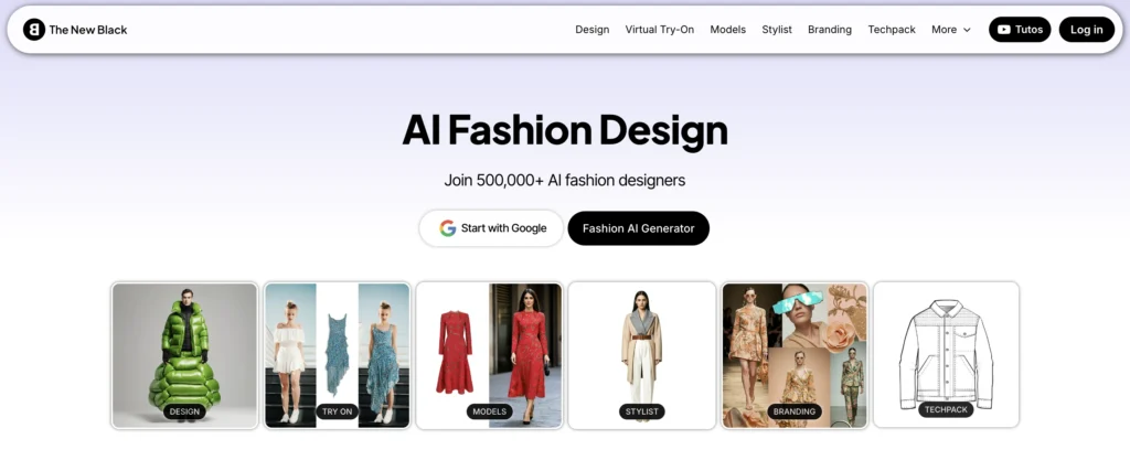 The New Black is an AI fashion design tool