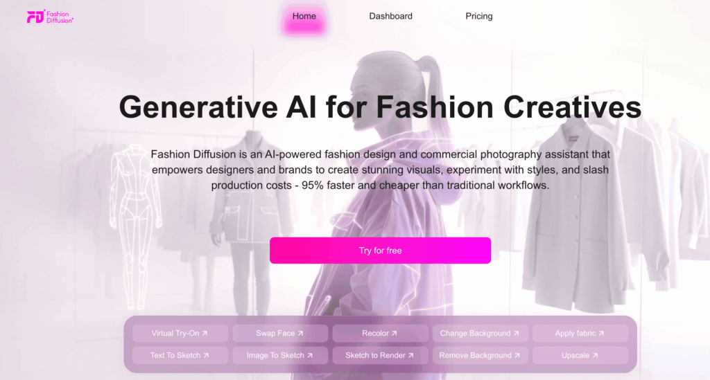 AI Fashion Design Tool | Fashion Diffusion