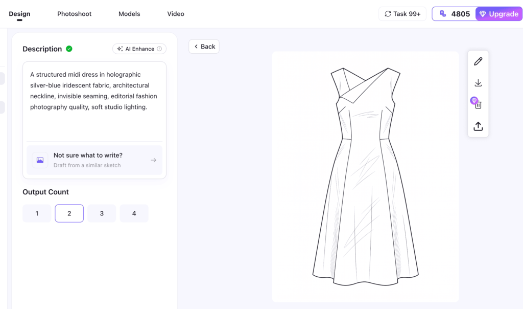 Use Fashion Diffusion AI to develop creative concepts