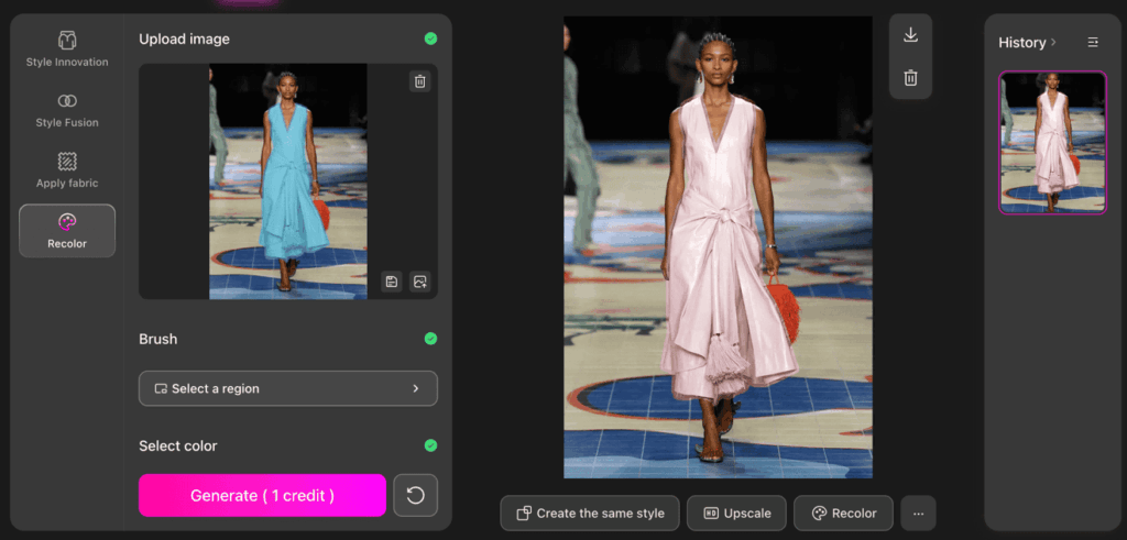 AI Recolor: Fashion Diffusion