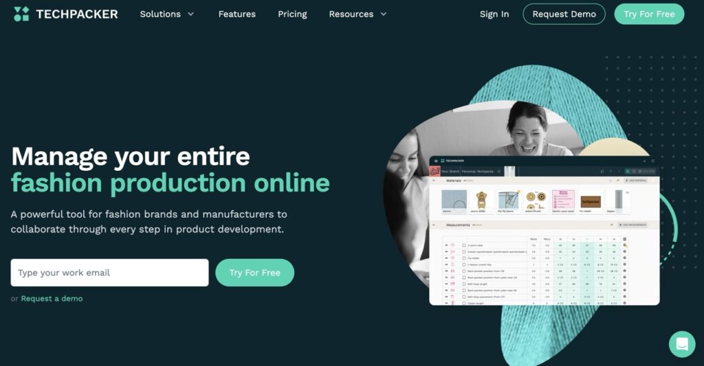 Clothing Design Tool: Techpacker