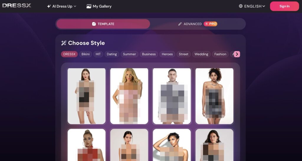 Top AI dress design tool: DRESSX.me
