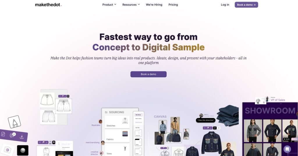 Top AI dress design tool: Makethedot
