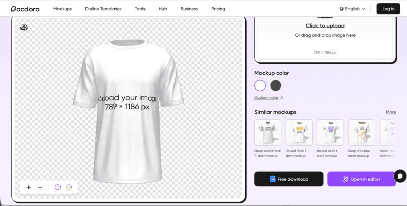 Pacdora is a T-shirt maker designed for creating stylish, ready-to-print apparel quickly.