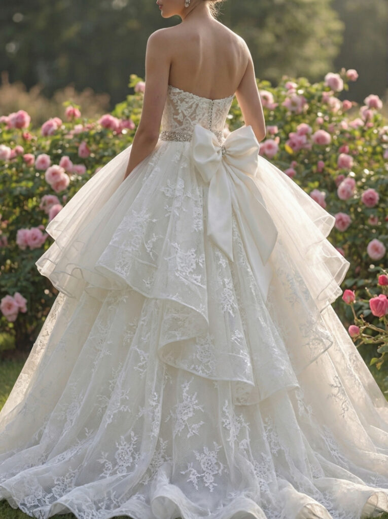 See how the dress looks like in your desired fabric with Fashion Diffusion's Apply Fabric function.