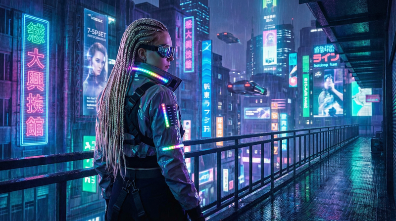 cyberpunk aesthetic clothing