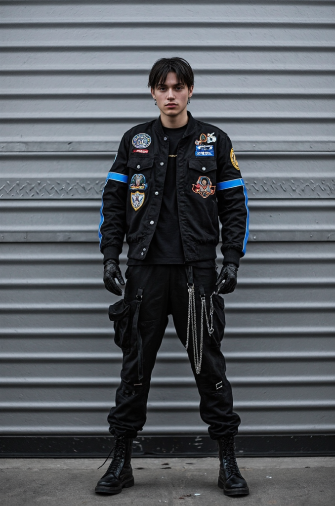 cyberpunk aesthetic clothing——Street Militarized