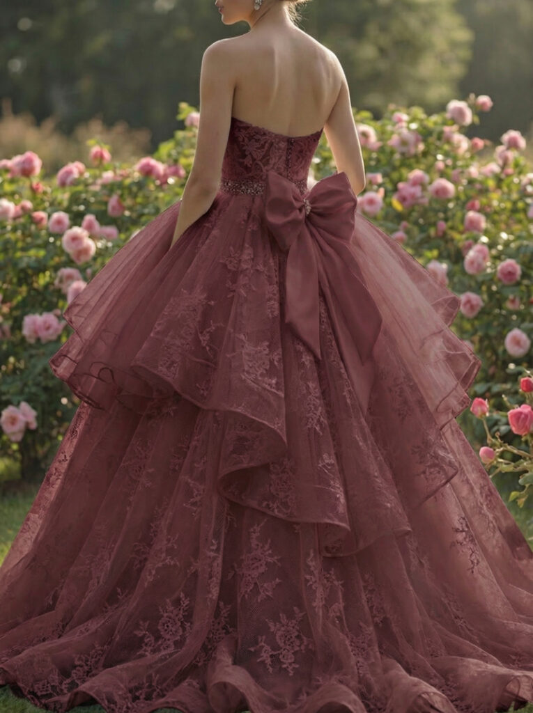 Switch the color of your dress with Fashion Diffusion's Recolor function.