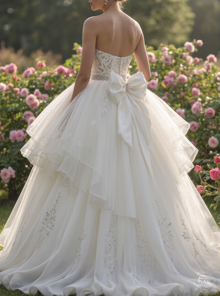 Create variations of your wedding dress with Fashion Diffusion's Style Innovation function.