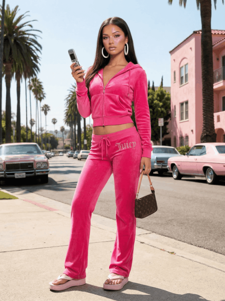 Y2K fashion 1.McBling : Juicy Couture