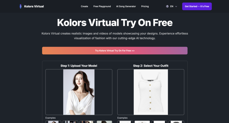 3. Virtual Try On-Kolors Virtual
