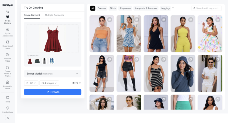 4. Virtual Try On-Bandy