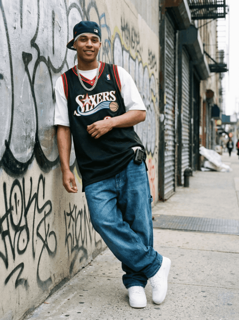 Y2K fashion 5.Men’s Y2K Hip-Hop Style