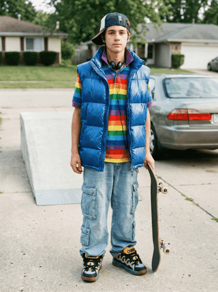 Y2K fashion 9.Casual Prep : MTV Cribs Style