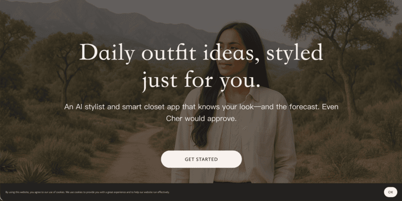 The homepage of Cladwell’s official website.