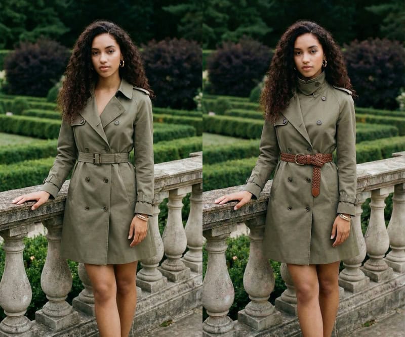 AI Inpainting or Style innovation feature can be used to adjust specific areas.