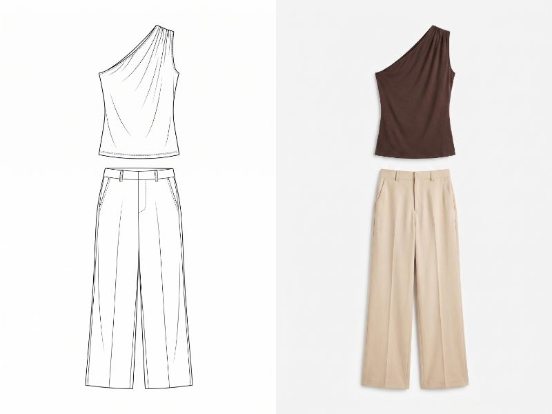 Instead of starting only from text prompts, you can upload a rough sketch or line drawing and instantly convert it into a refined, realistic design.