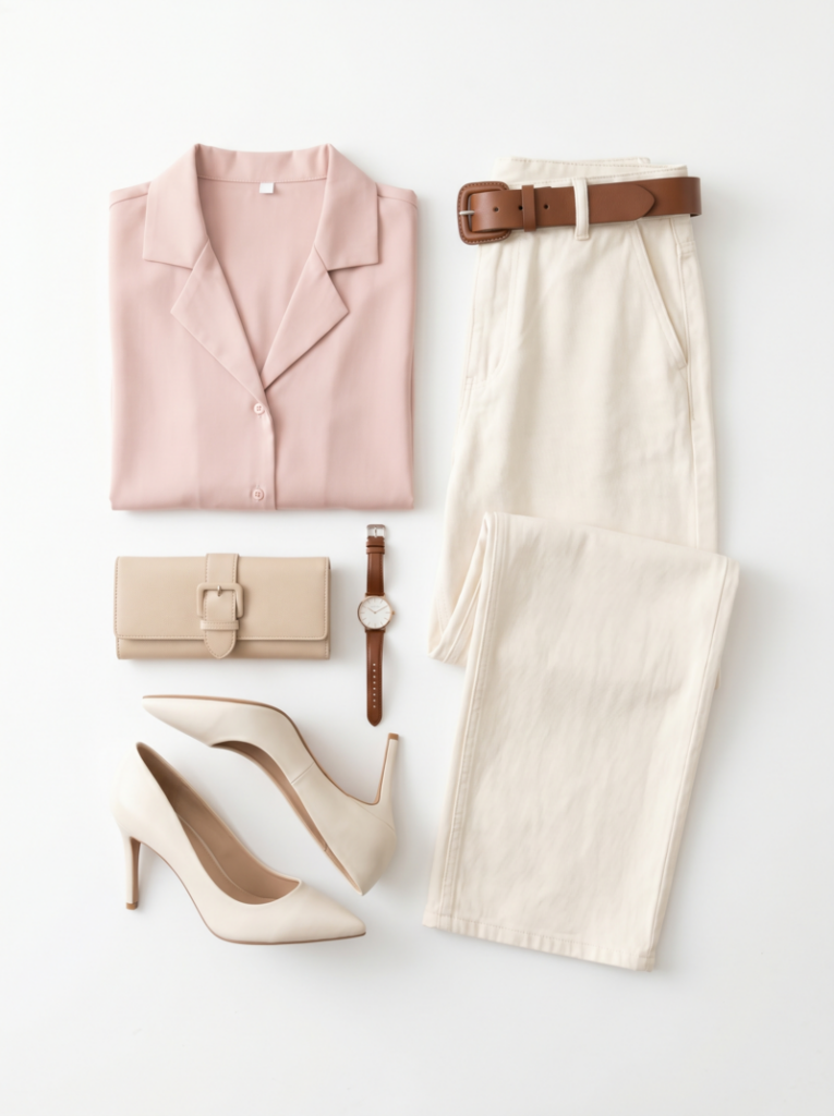 Clothing product on white background created with AI for e-commerce listing.