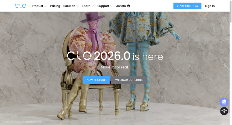 CLO3D 3D garment simulation and virtual prototyping for clothing design
