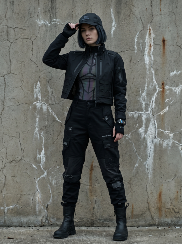 One of the easiest way to explore techwear aesthetic outfits is through the AI outfit generator. Instead of starting from scratch, you can describe a look using prompts.