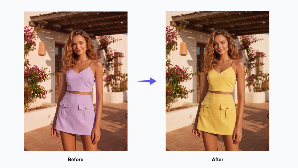 AI Recolor — Explore Colorways Without a Second Shoot