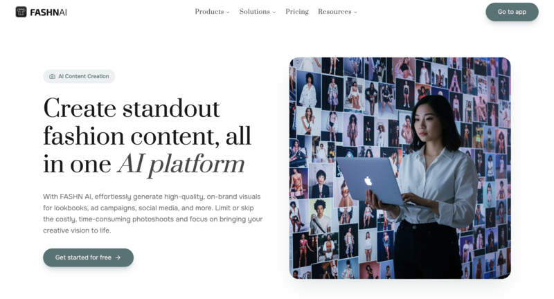 Fashn AI goes beyond simple outfit suggestions. Its intelligent style matching, virtual models, and pose customization allow brands to create realistic on-model imagery digitally.