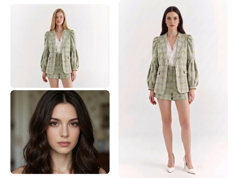 It supports both AI model generations and realistic on-model fashion photos, helping ecommerce brands scale their content efficiently.