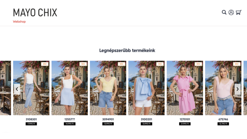 Mayo Chix webshop
