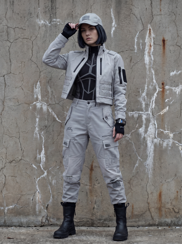 A huge part of the techwear aesthetic comes from materials and construction details. Instead of redesigning garments from scratch, you can also restyle your design by using style innovation feature.