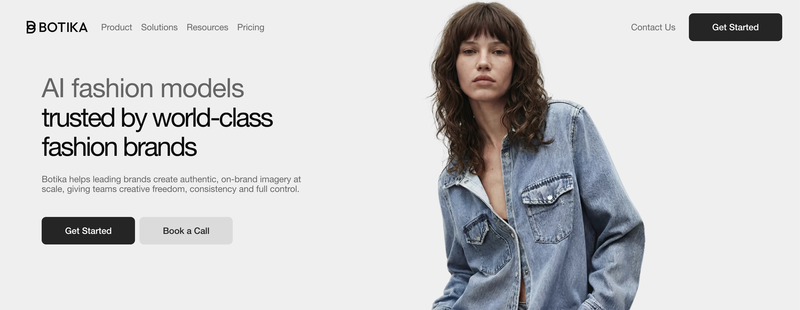 Botika AI is an AI-powered tool that helps fashion brands generate professional model photography without traditional photoshoots.