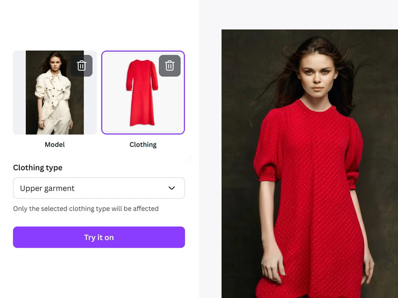 10 Best AI Clothes Changer Tools (Tested)-Canva