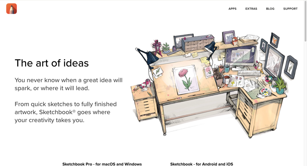 Sketchbook is the capable free sketching tool 