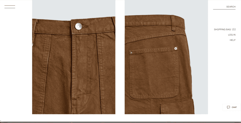 Flat lay clothing image highlighting fabric texture and details.