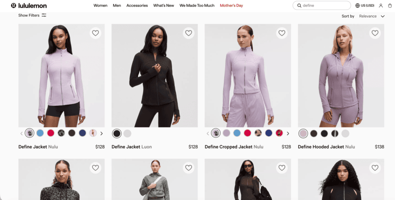 Model wearing fashion apparel for fit and silhouette visualization.