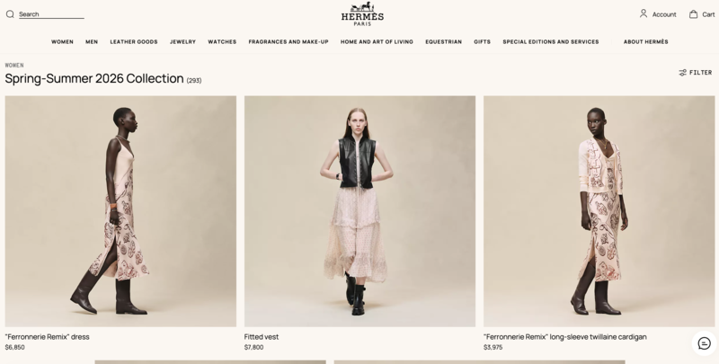 Premium fashion item displayed with on-model photography.