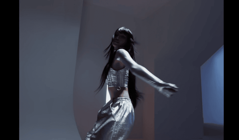 Lisa's Rockstar MV screenshot.