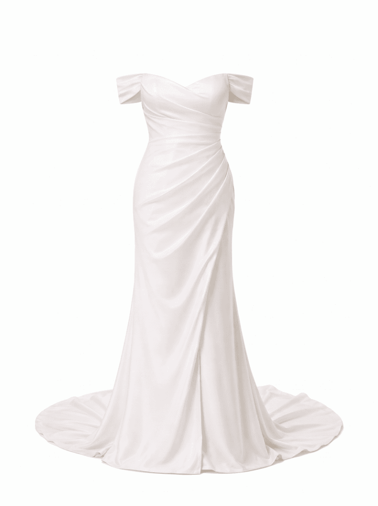 Upload a wedding dress image.