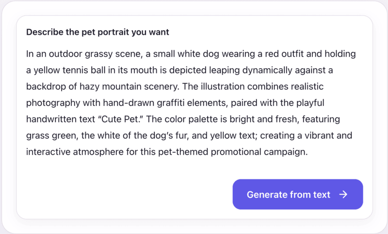 Text prompt sample.
