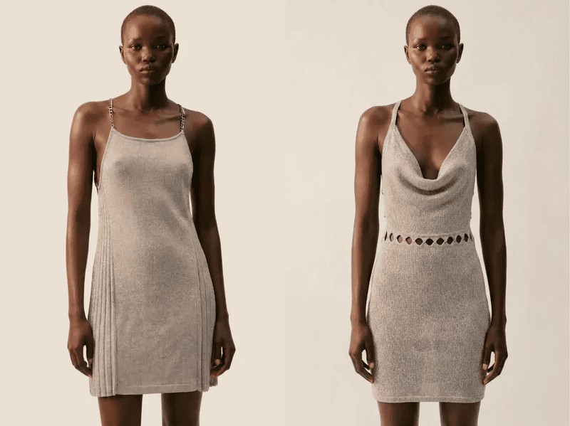 On-model visuals generated by Fashion Diffusion's virtual try-on tool.