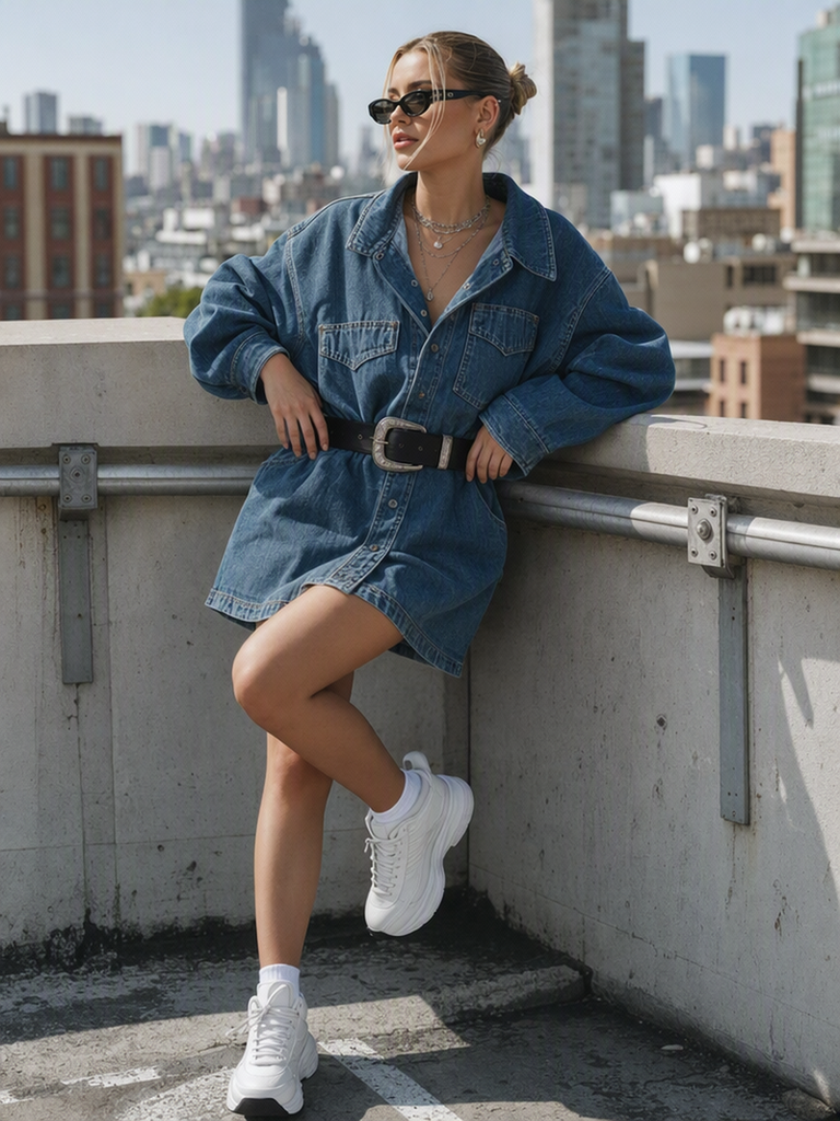 Streetwear-Inspired Dress
