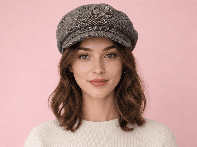 Best hat styles for heart-shaped faces.
