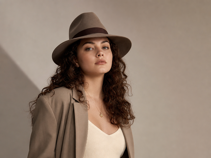 Best hat styles for round faces.