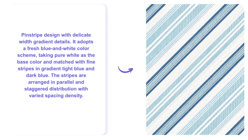 Fashion Diffusion's seamless pattern generator can turn text description into a fabric pattern.