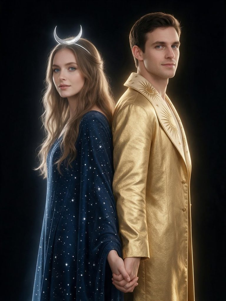 Sun and Moon Celestial Pair