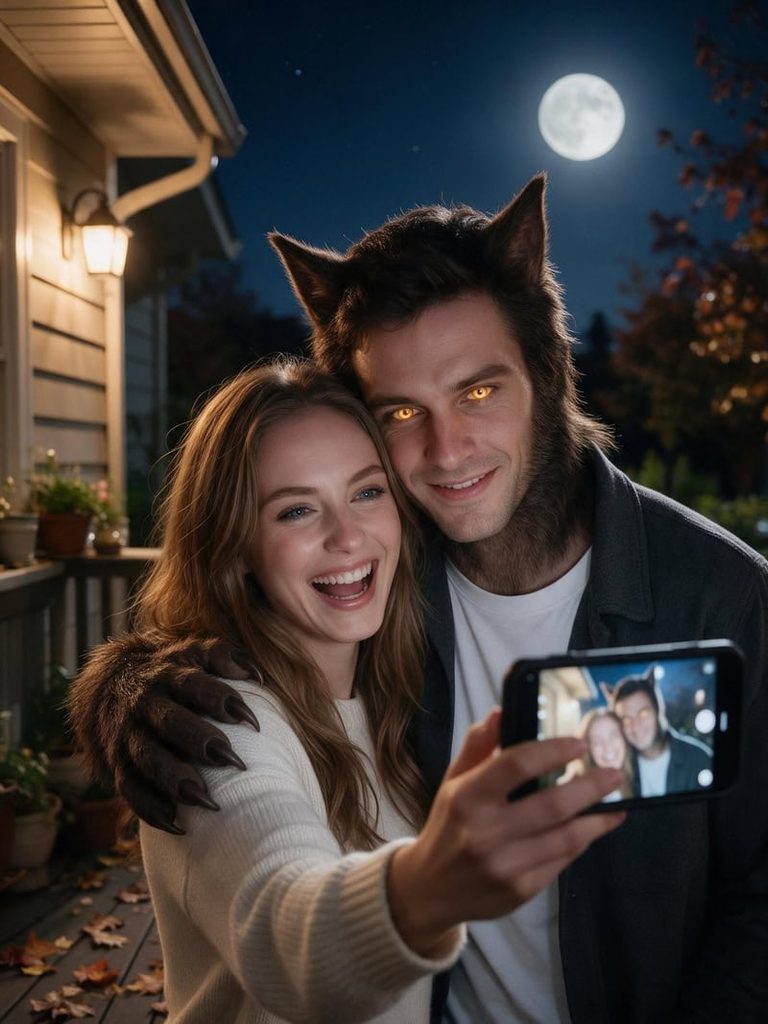 Werewolf Surprise Under the Full Moon