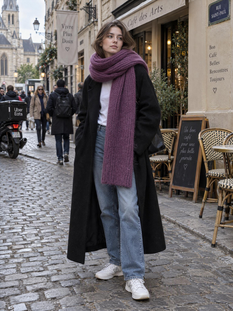Add a chunky scarf using editing prompt 7.